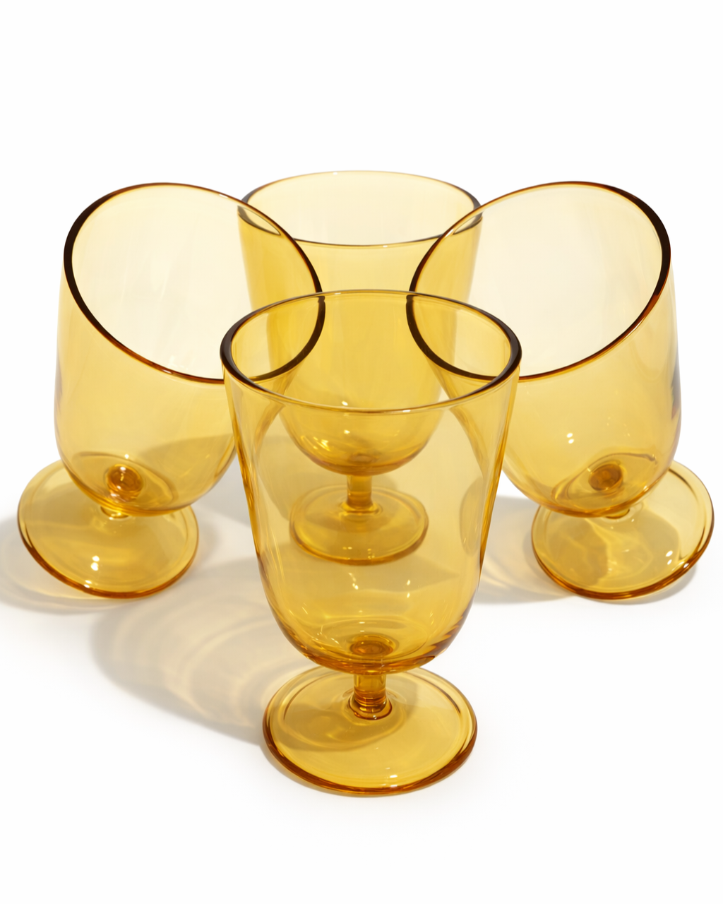 Marigold Bistro Glass — Set of 4