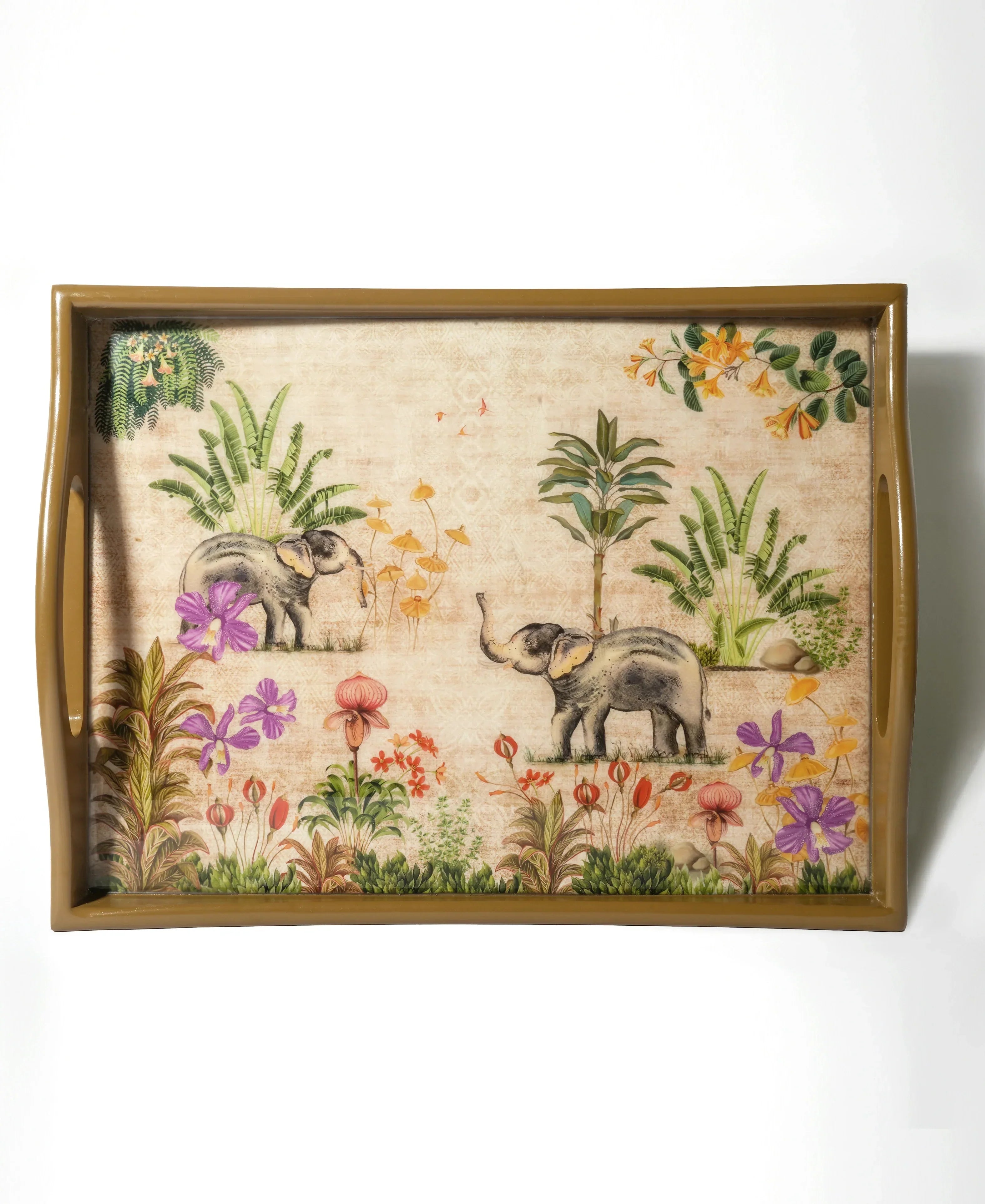 Elephant Tropical Tray- Large