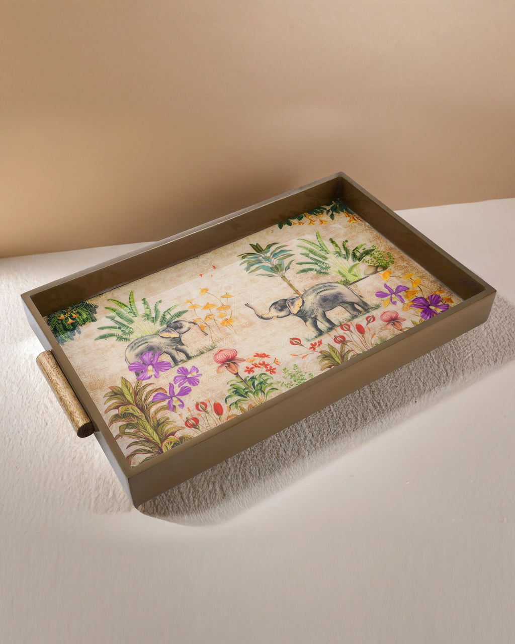 Elephant Tropical Tray- Medium