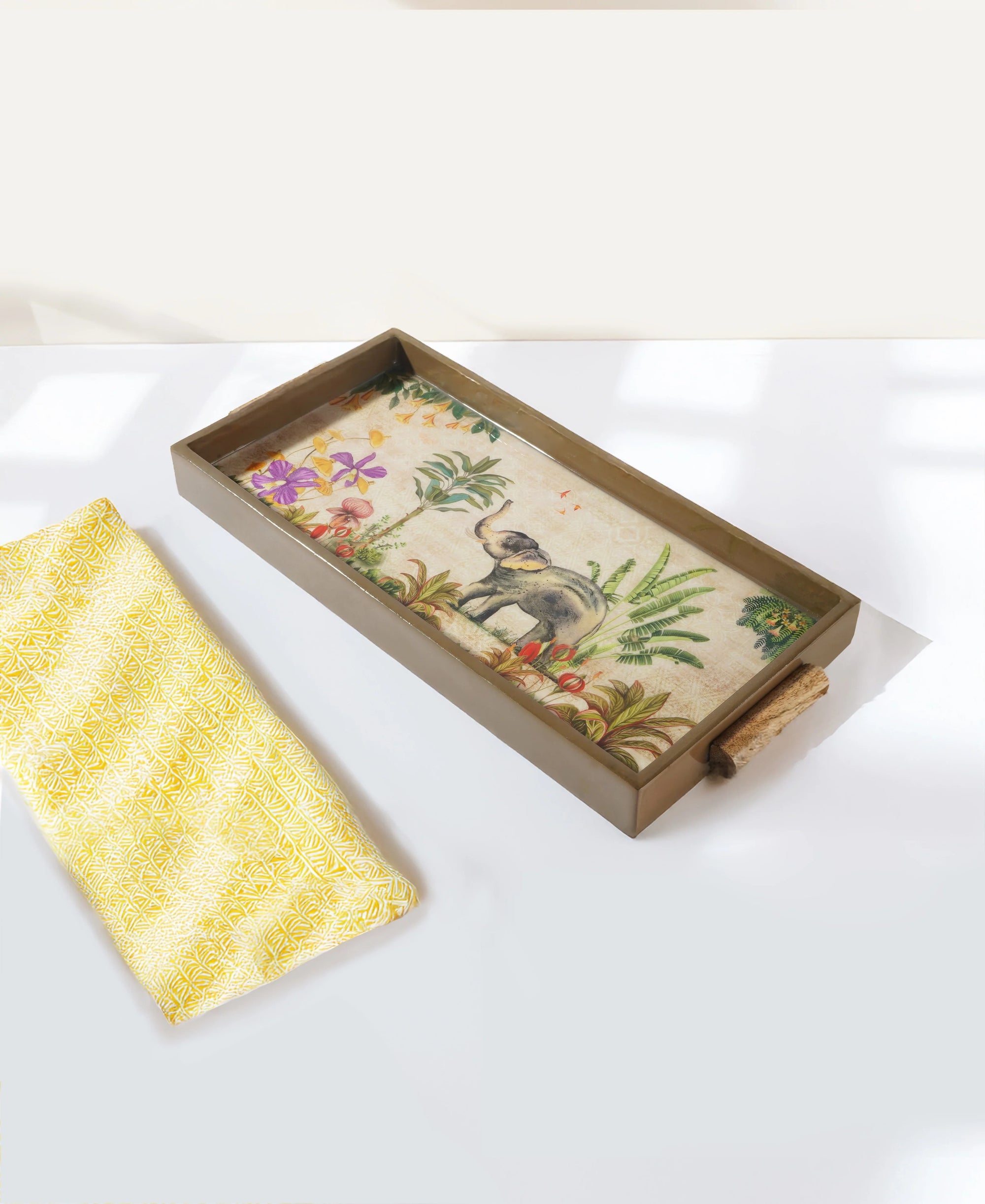 Elephant Tropical Garden Tray- small