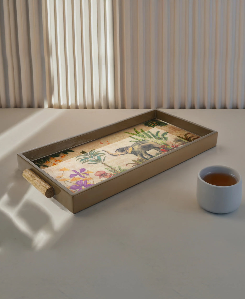 Elephant Tropical Garden Tray- small