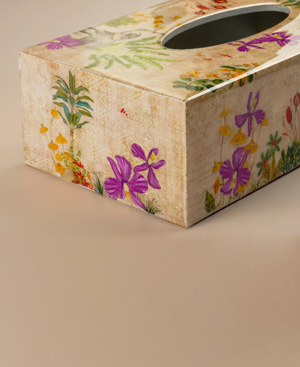 Elephant Tropical Garden Tissue Box