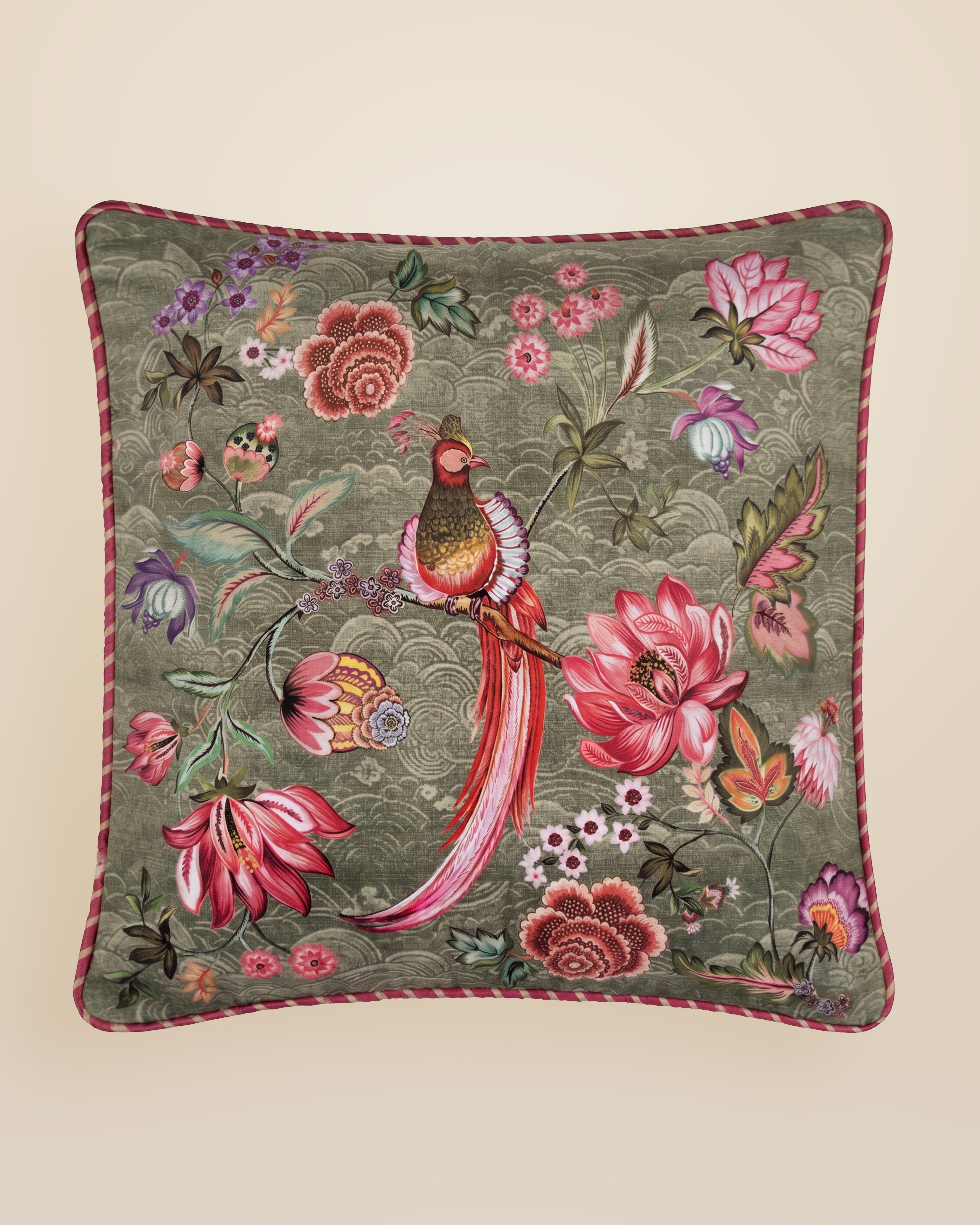 Chintz Square Cushion