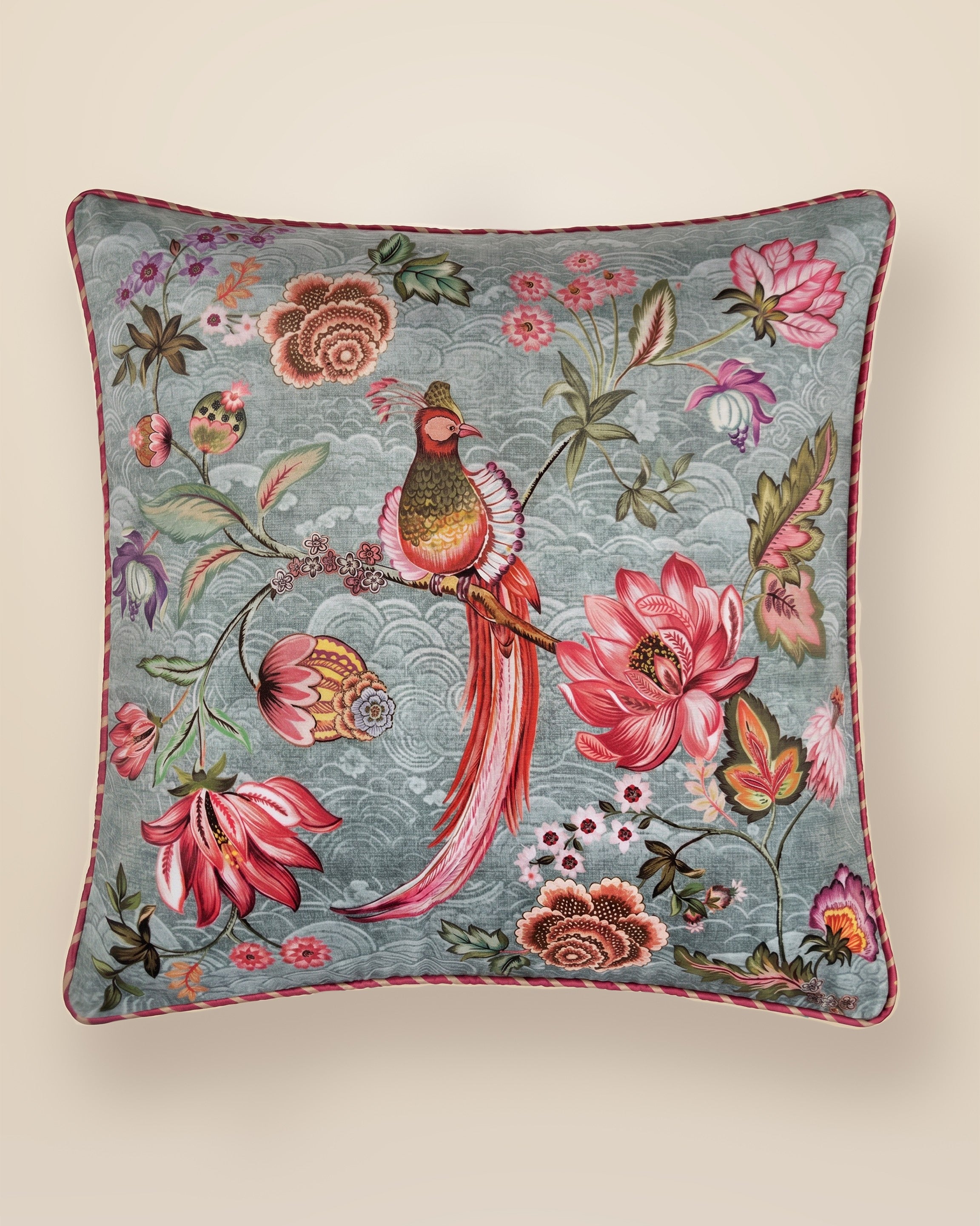 Chintz Sqaure blue