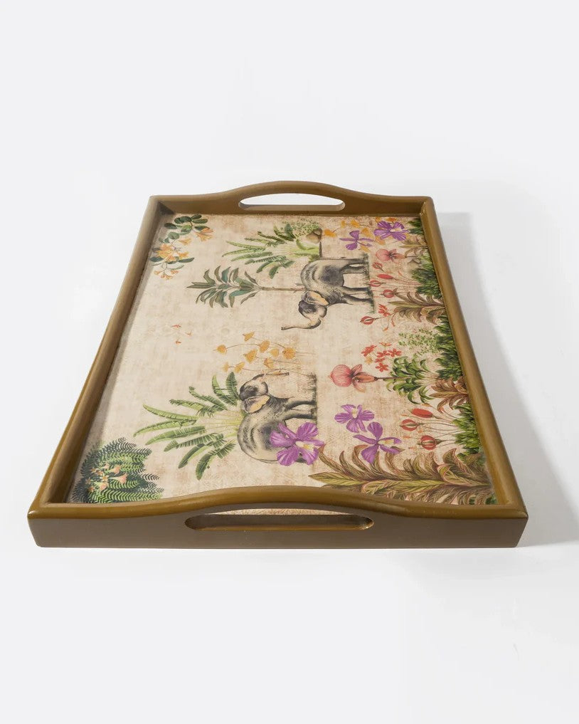 Elephant Tropical Tray- Large