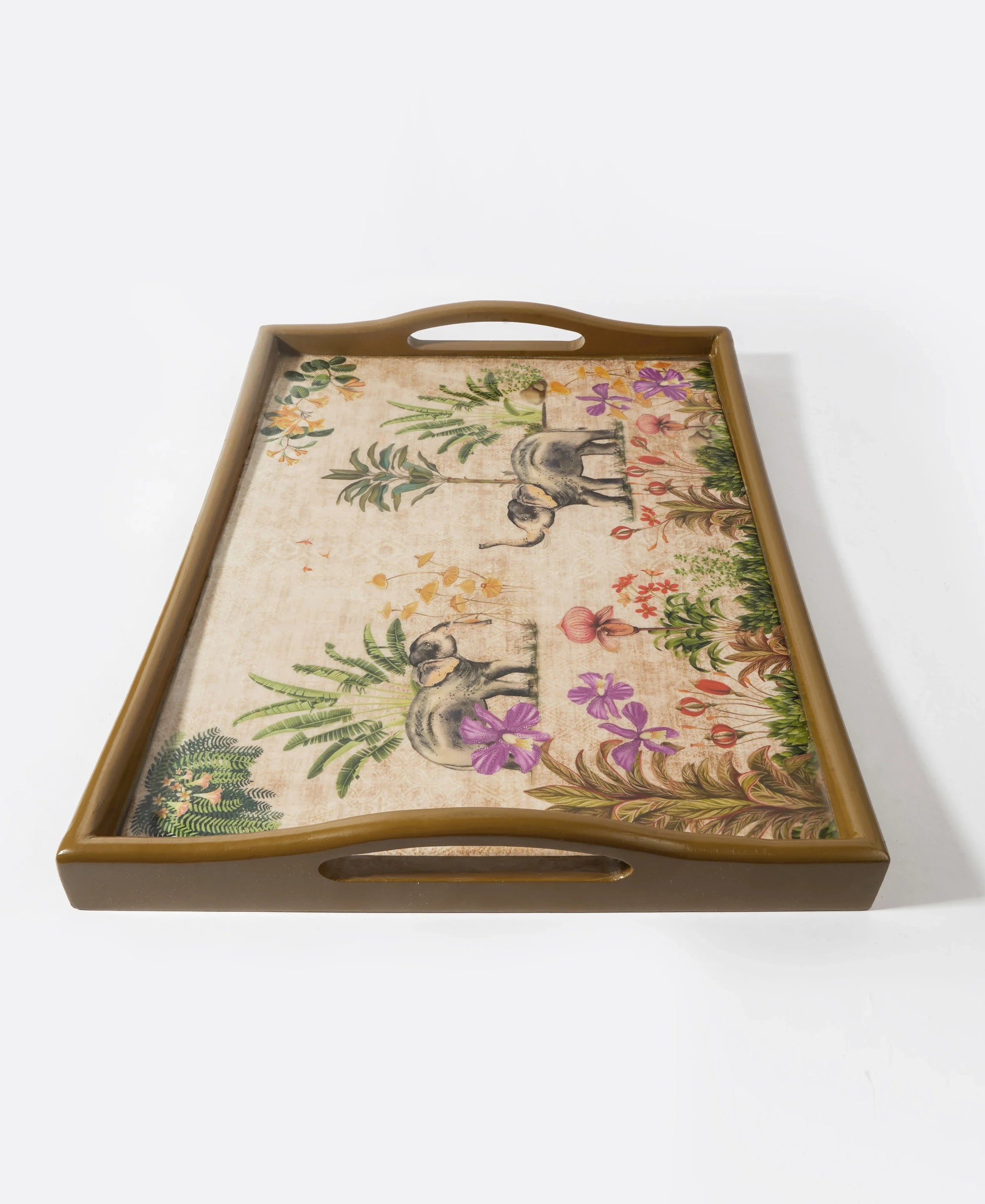Elephant Tropical Garden Tray- Large