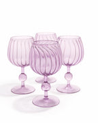 PURPEL GOBLET Set Of 4