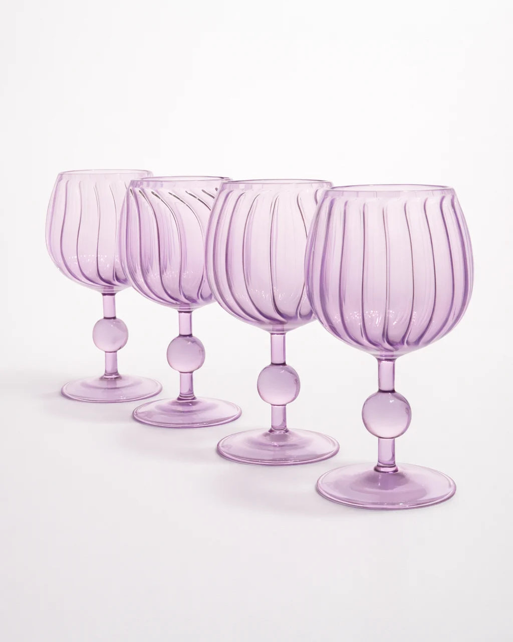 PURPEL GOBLET Set Of 4