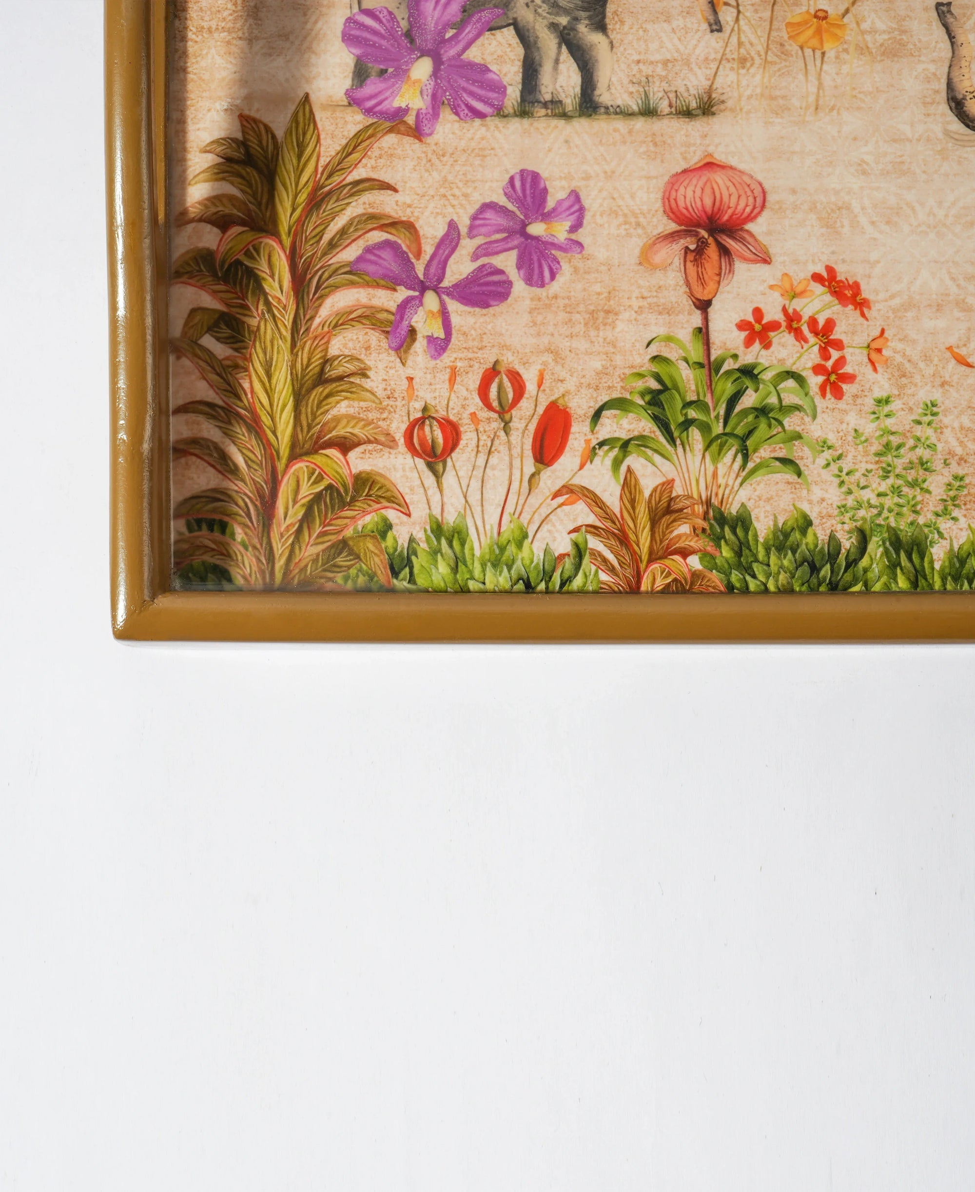 Elephant Tropical Garden Tray-Extra Large