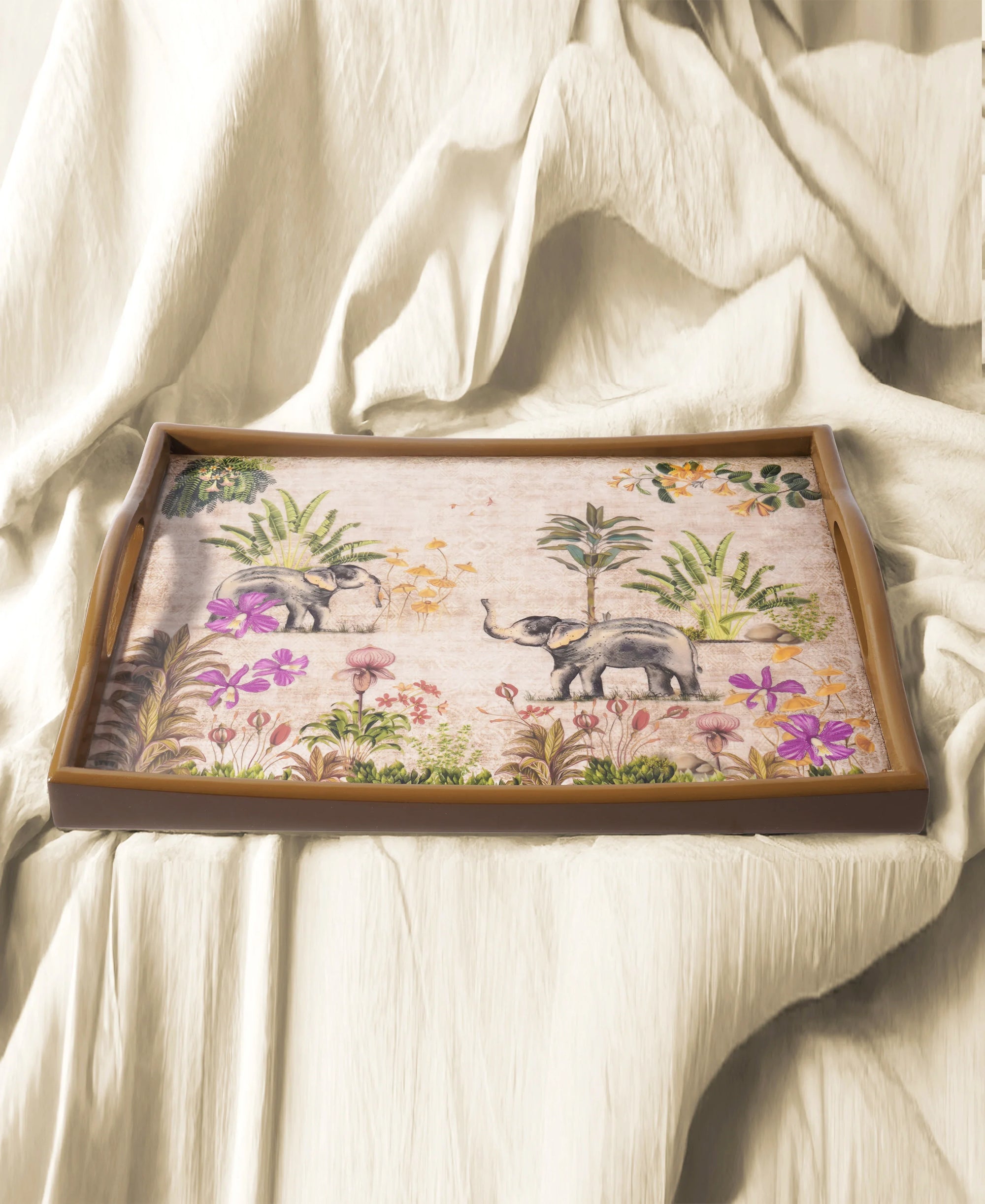 Elephant Tropical Garden Tray- Large