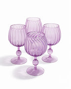 PURPEL GOBLET Set Of 4