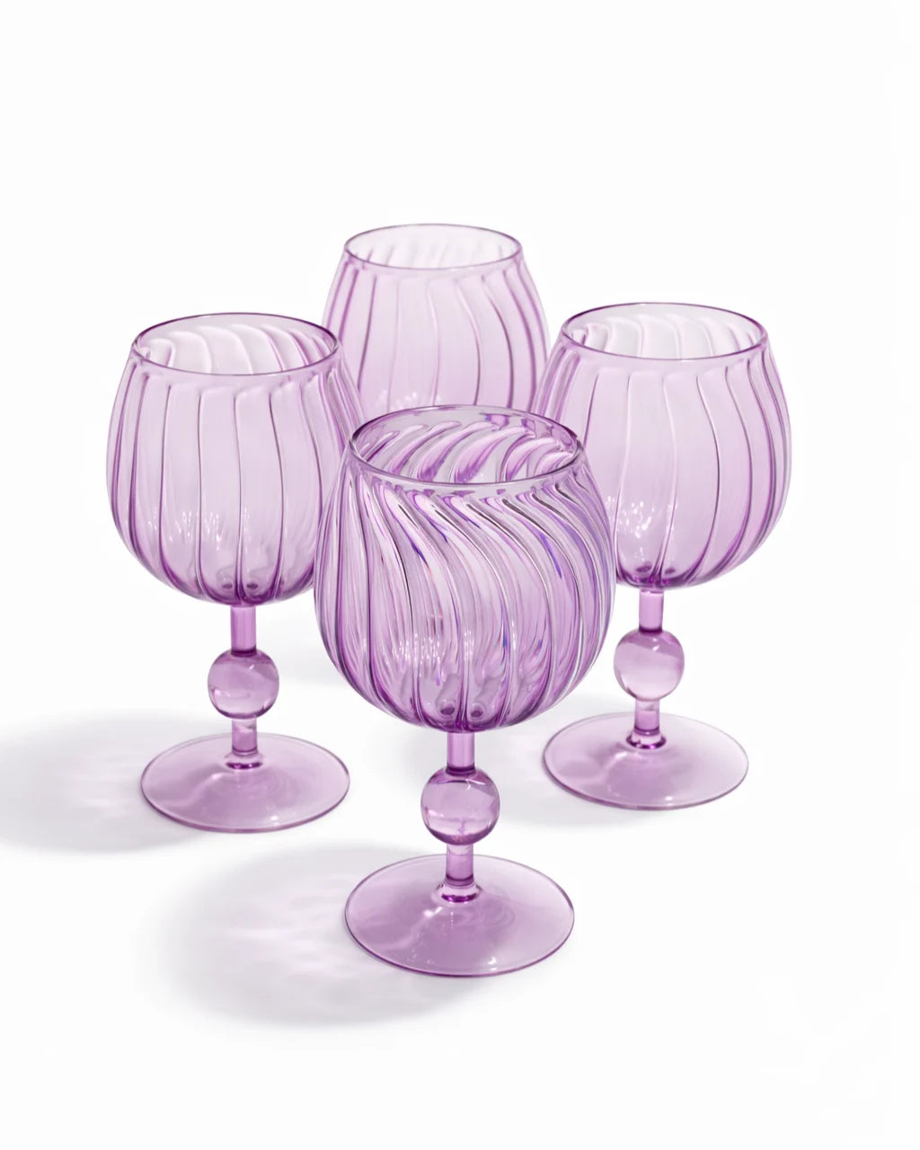 PURPEL GOBLET Set Of 4